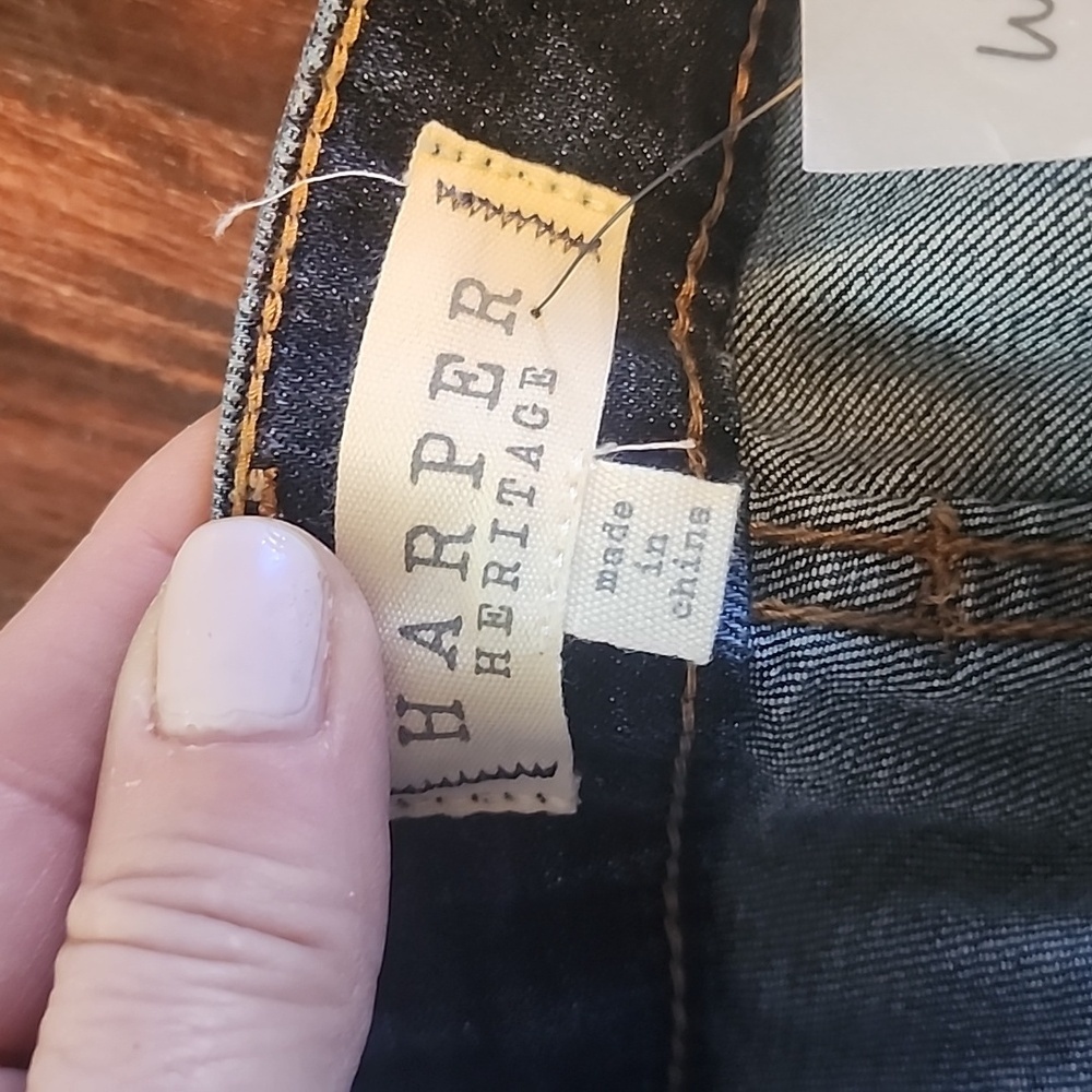 Harper Heritage From Francesca's Mid Rise Skinny Jeans Size 28 - Picture 6 of 9